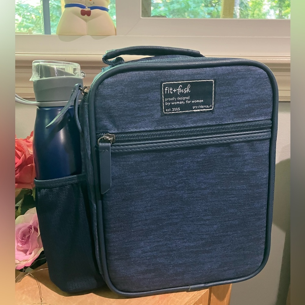 Fit + fresh NWOT insulated lunch Box with thermos